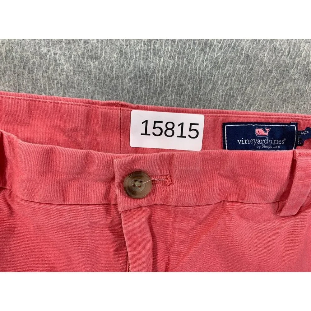Vineyard Vines Cotton‎ Blend BREAKER Chino Pants (Men's 33x32) Jetty Red